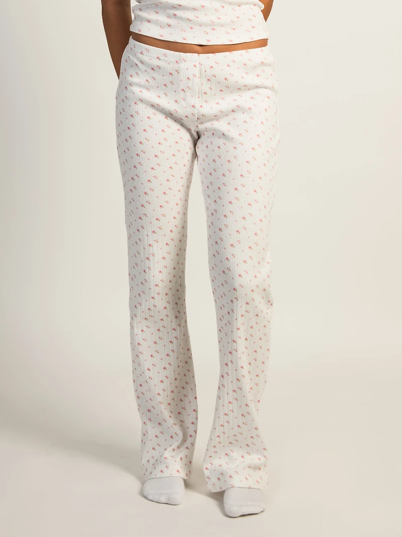 DÉBARDEUR HARLOW PAYTON POINTELLE IMPRIMÉ – BLANC/ROSE
