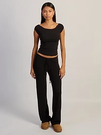 HARLOW PENNY PANT - BLACK