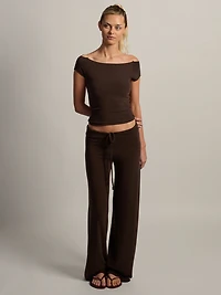 PANTALON HARLOW PENNY - MARRON