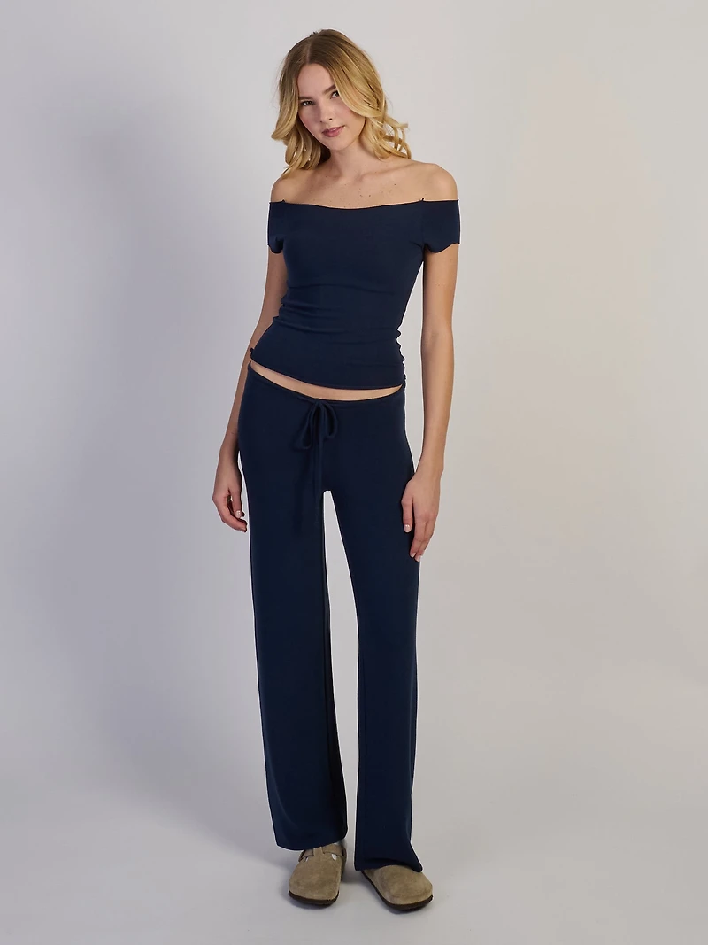 HARLOW PENNY PANT - NAVY