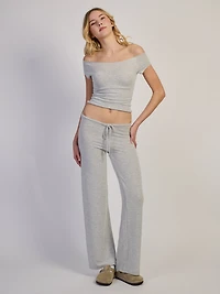 HARLOW PENNY PANT - MELANGE