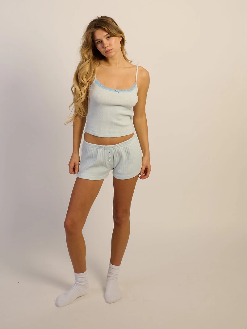 SHORT HARLOW MADELINE - BLEU