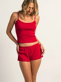 HARLOW MADELINE HEART SHORT - PORT