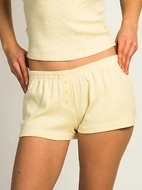 HARLOW MADELINE HEART SHORT - YELLOW