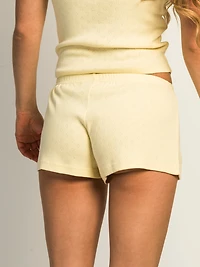 HARLOW MADELINE HEART SHORT - YELLOW