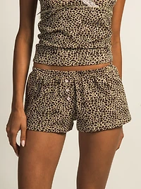 SHORT IMPRIMÉ HARLOW MADELINE - LÉOPARD