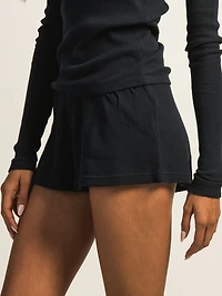 HARLOW ALLIE WAFFLE SHORT - NAVY