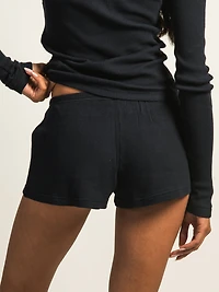 HARLOW ALLIE WAFFLE SHORT - NAVY