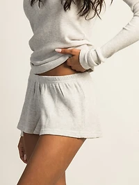 HARLOW ALLIE WAFFLE SHORT - MELANGE