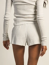 HARLOW ALLIE WAFFLE SHORT - MELANGE