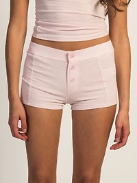 SHORT HARLOW BBRIAR À RAYURES – ROSE CLAIR