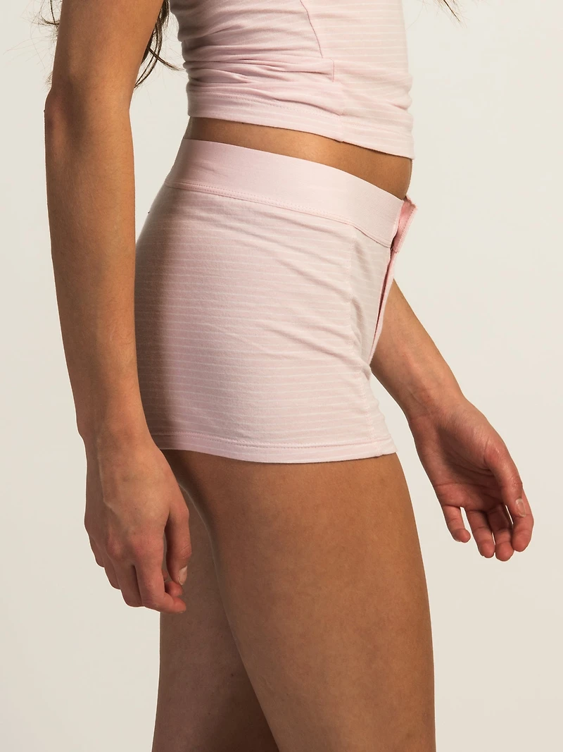 SHORT HARLOW BBRIAR À RAYURES – ROSE CLAIR