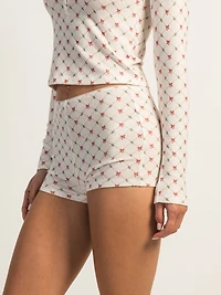SHORT HARLOW HOLLY DITSY- BLANC