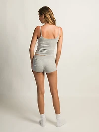 HARLOW BRIAR STRIPE TANK TOP - HEATHER GREY