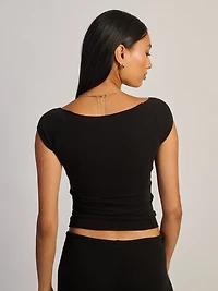 T-SHIRT HARLOW PENNY - NOIR