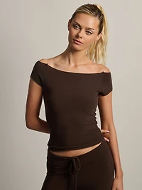 T-SHIRT HARLOW PENNY - MARRON