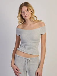 HARLOW PENNY TEE - MELANGE