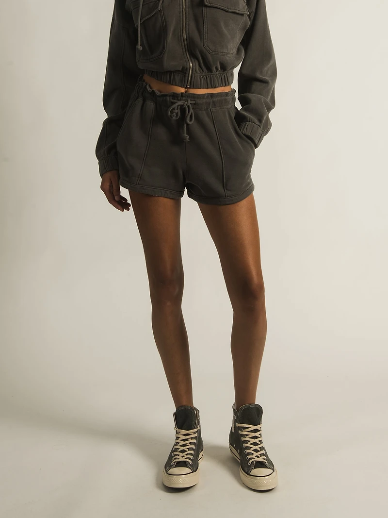 HARLOW GISELLE PAPERBAG FLEECE SHORT - CLEARANCE
