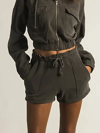 HARLOW GISELLE PAPERBAG FLEECE SHORT - CLEARANCE
