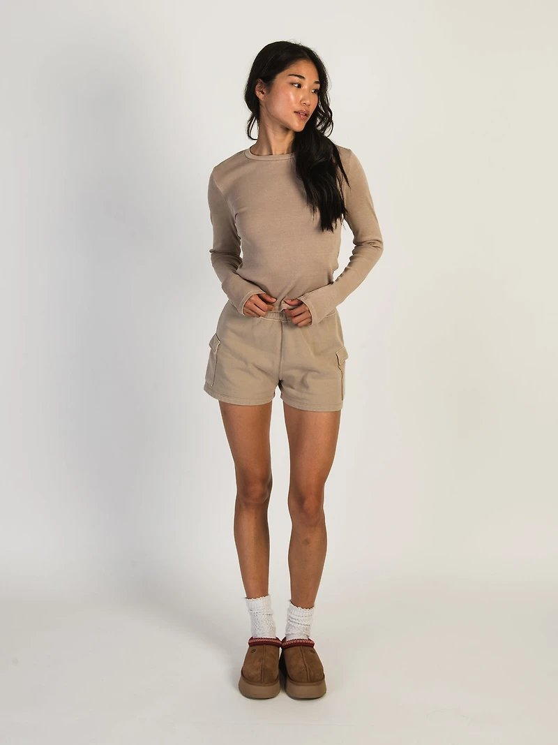SHORT CARGO EN POLAIRE HARLOW HEIDI - MOKA DÉGAGEMENT