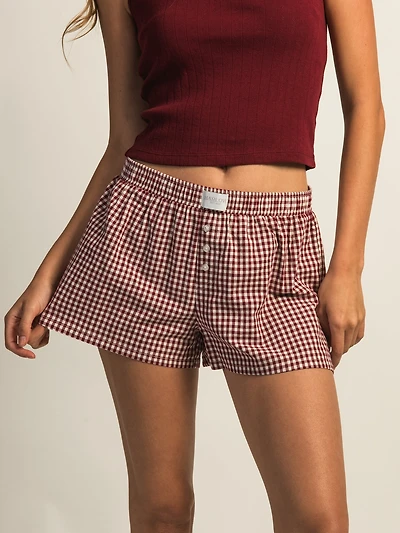 HARLOW TAYLOR BOXER SHORT - BORDEAUX