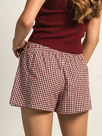 HARLOW TAYLOR BOXER SHORT - BURGUNDY