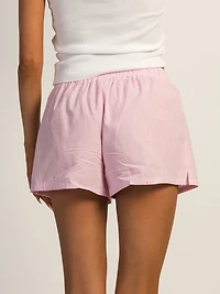 SHORT BOXER HARLOW TAYLOR – ROSE/BLANC