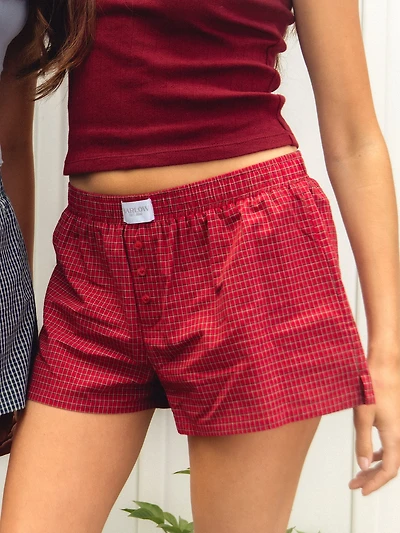 HARLOW TAYLOR BOXER SHORT - RED