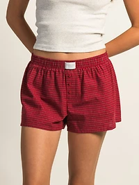 HARLOW TAYLOR BOXER SHORT - RED