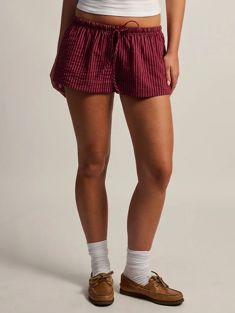 HARLOW TOMMY BOXER SHORT - BURGUNDY