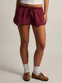 HARLOW TOMMY BOXER SHORT - BURGUNDY