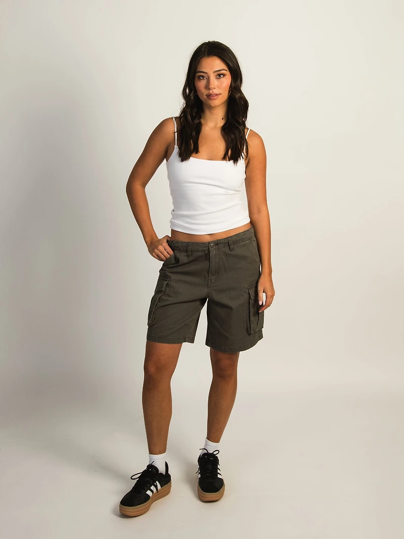 HARLOW BAGGY CARGO SHORT - CHARCOAL