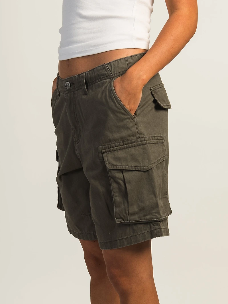 HARLOW BAGGY CARGO SHORT - CHARCOAL