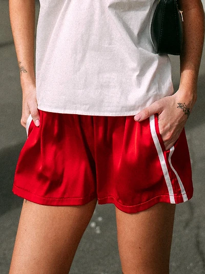 SHORT HARLOW SPICE - ROUGE