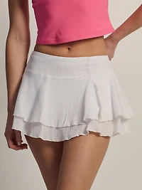 HARLOW MAISY SKIRT - WHITE/BLANC