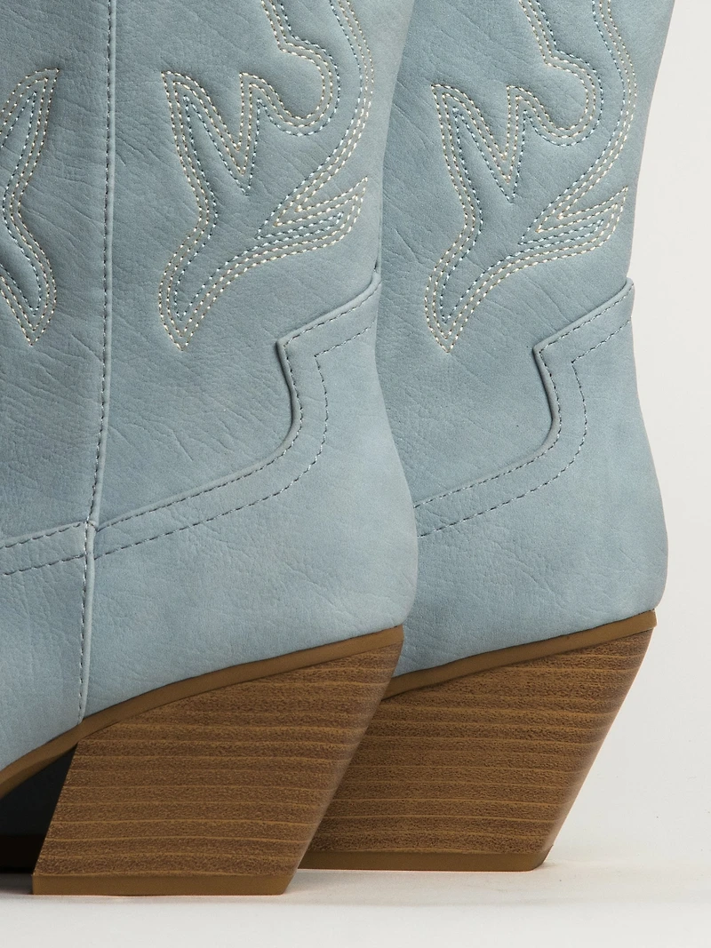 BOTTES HARLOW STASSIE - BLEU CLAIR
