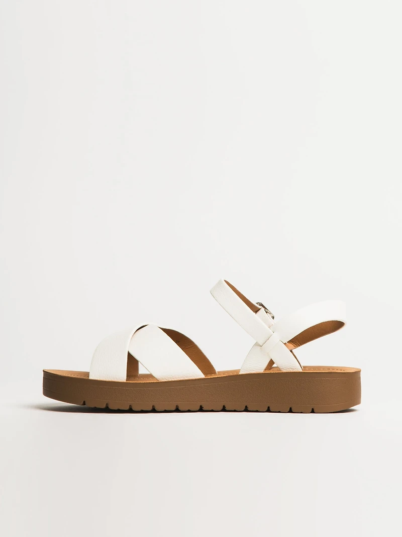 WOMENS HARLOW CHARLIE SANDALS - WHITE