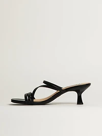 WOMENS HARLOW KITTEN - BLACK