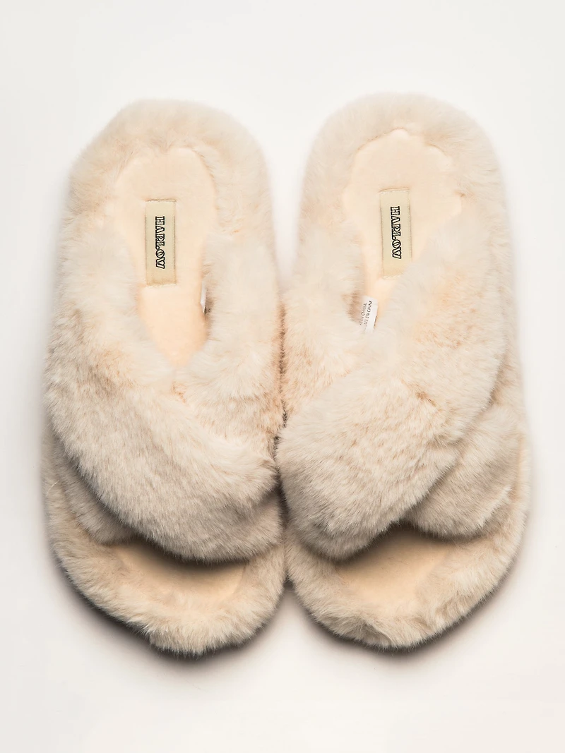 WOMENS HARLOW CROSSOVER SLIPPER