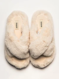 WOMENS HARLOW CROSSOVER SLIPPER