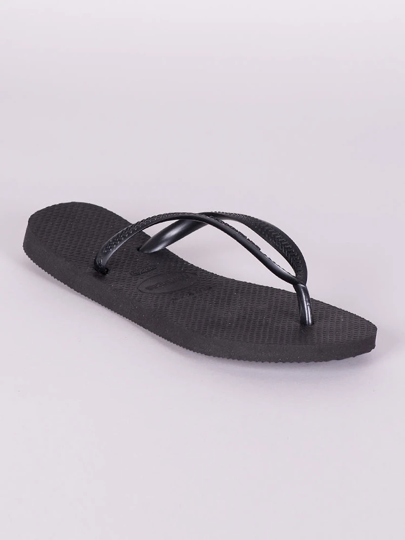 WOMENS HAVAIANAS SLIM BLACK SANDALS