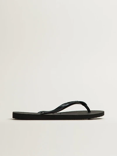 SANDALES NOIRES SLIM POUR FEMMES