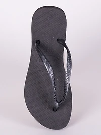 SANDALES NOIRES SLIM POUR FEMMES