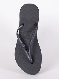 WOMENS HAVAIANAS SLIM BLACK SANDALS