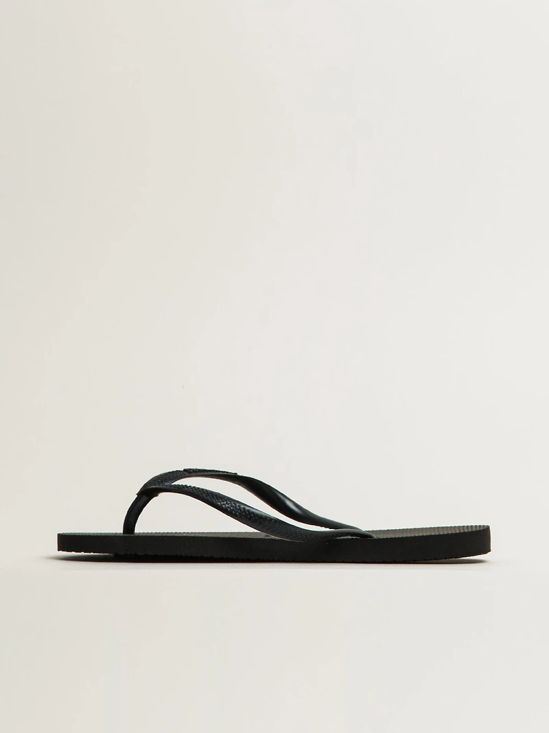 WOMENS HAVAIANAS SLIM BLACK SANDALS