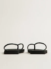 SANDALES NOIRES SLIM POUR FEMMES