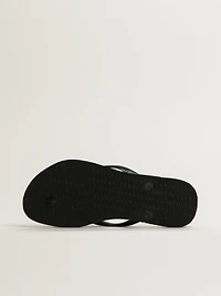 WOMENS HAVAIANAS SLIM BLACK SANDALS