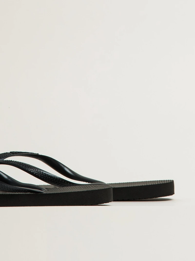 WOMENS HAVAIANAS SLIM BLACK SANDALS