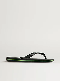 WOMENS HAVAIANAS BRASIL LOGO - BLACK