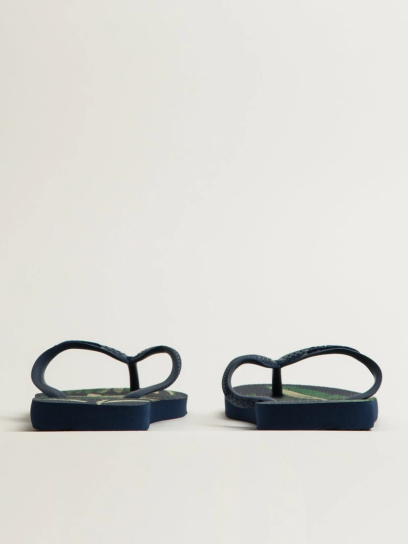 MENS HAVAIANAS TOP ALOHA SANDALS - NAVY